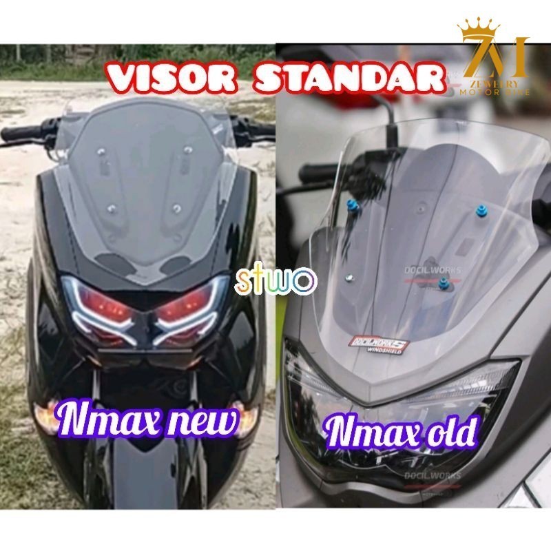 [ZM] Visor Windshield Standar Bening New Nmax 2020  Visor Windshield Nmax OLD 2015