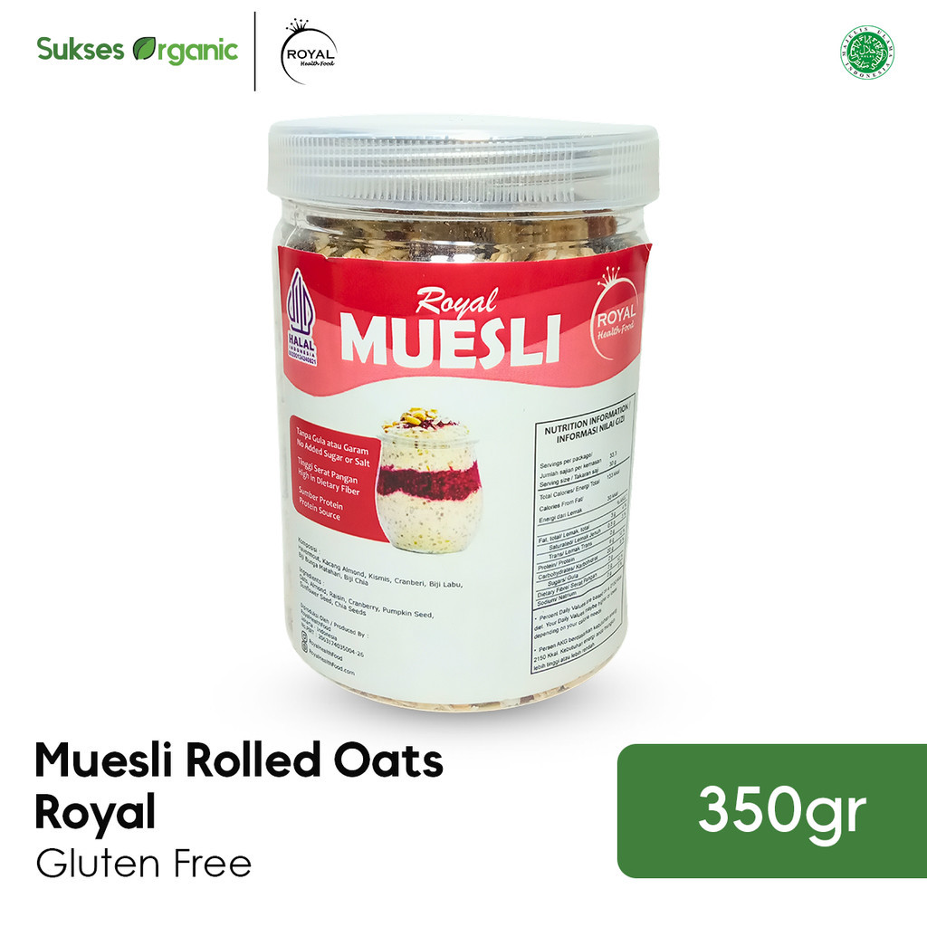 

Muesli Rolled Oats JAR Royal 350gr