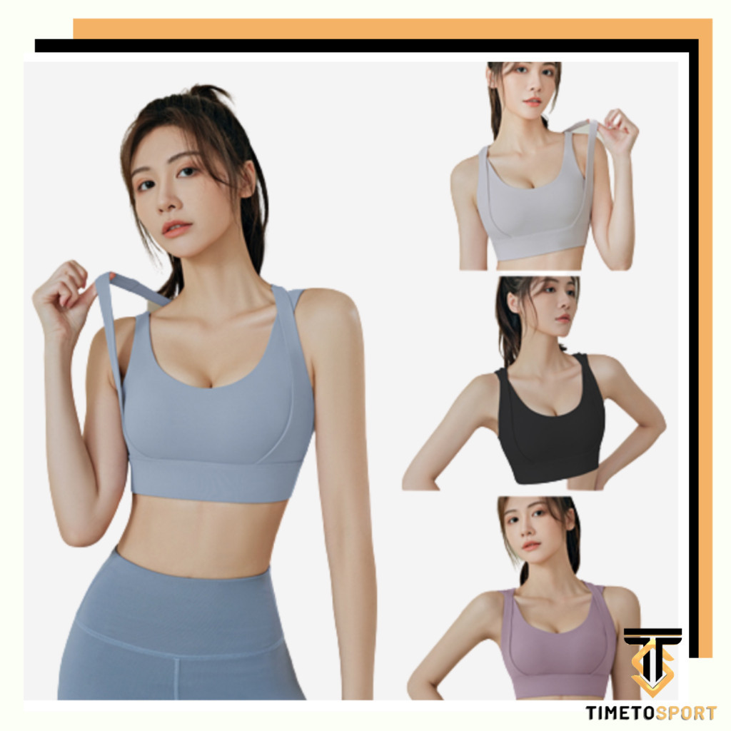 AR54DC Timetosport.id Sport Bra Highimpact Olahraga Zumba Aerobik Senam Fitnes Gym Wanita Import 111
