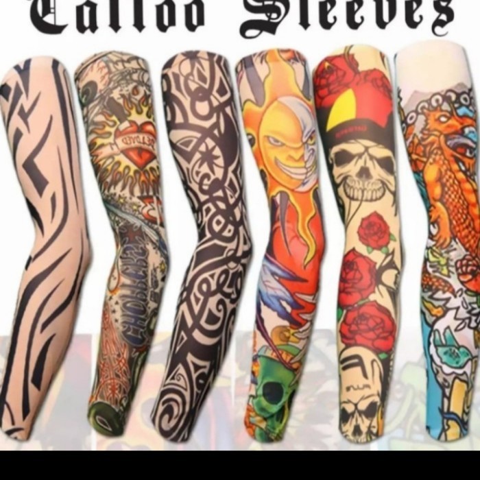 Manset Tato Tangan/arm sleeve Tato Pria/Manset tanga Tato