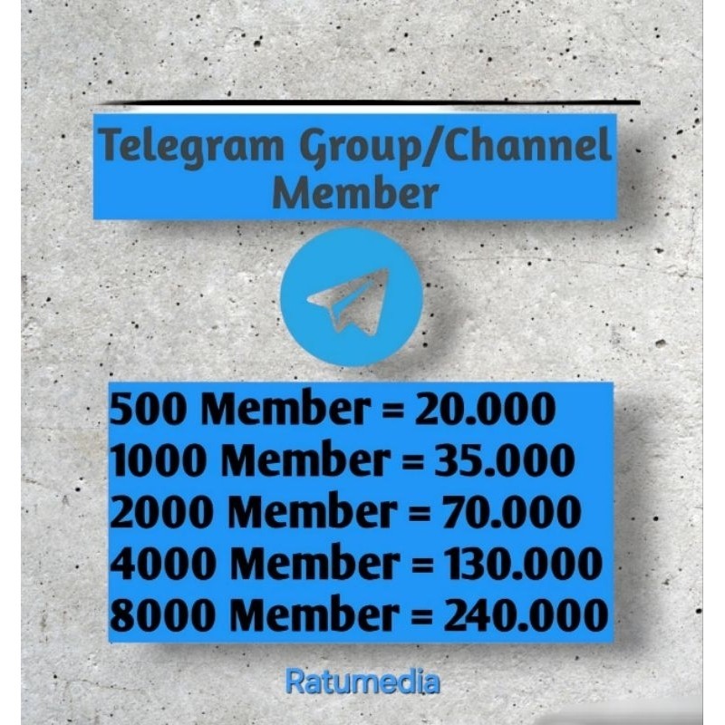 MEMBER CHANNEL / GRUP TELEGRAM PERMANEN (BERGARANSI)