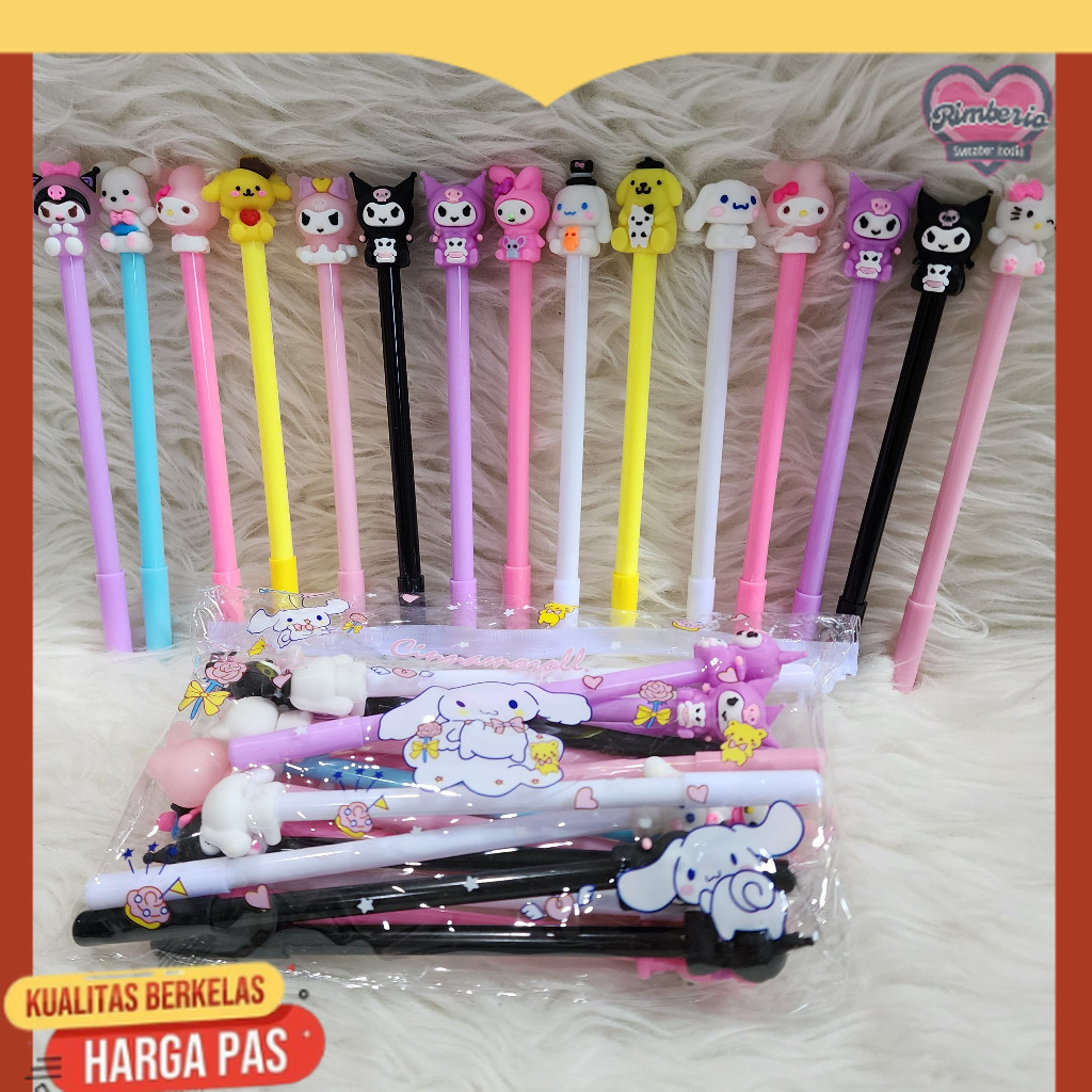 

Pulpen Unik / Pulpen Lucu / Puplen Sanrio / Pulpen Murah / Alat Tulis / Pulpen Tinta