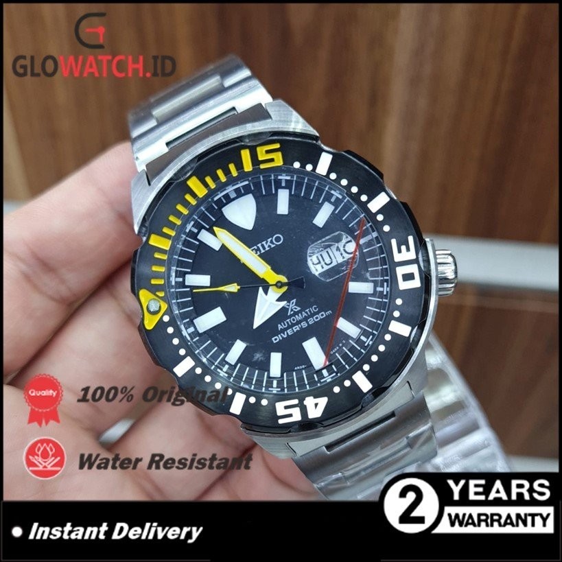 Jam Tangan Pria Seiko SRP639K1 Prospex Automatic Divers Shrouded Monster Baby Tuna Original (Garansi
