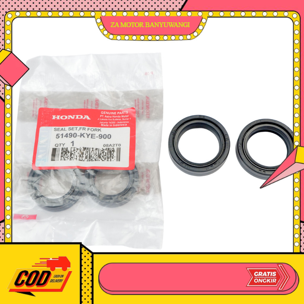 seal shock depan gl pro ori - sil sok Tiger kode KC5 - KEH - KYE - KCJ sama