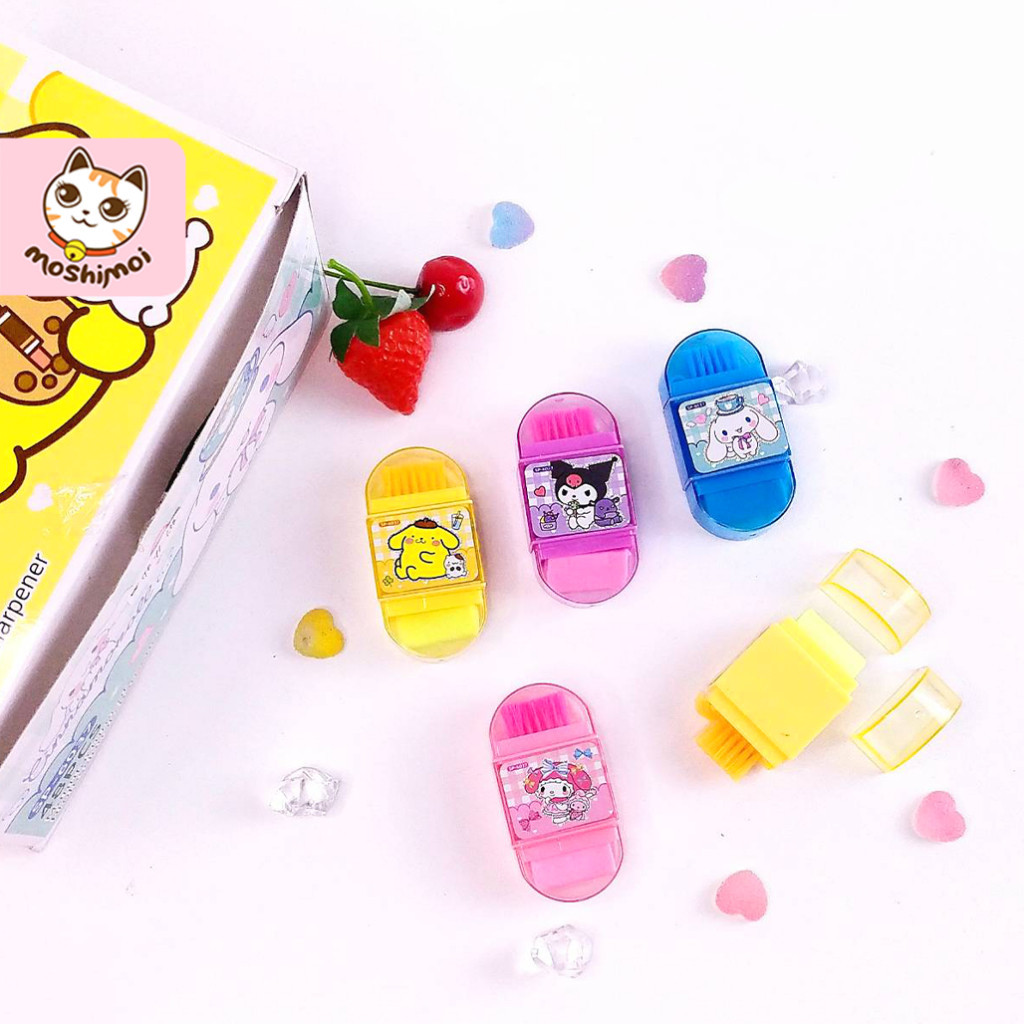 

Peraut Pensil / Pencil Shaperner / Rautan + Penghapus 3in1 Lucu