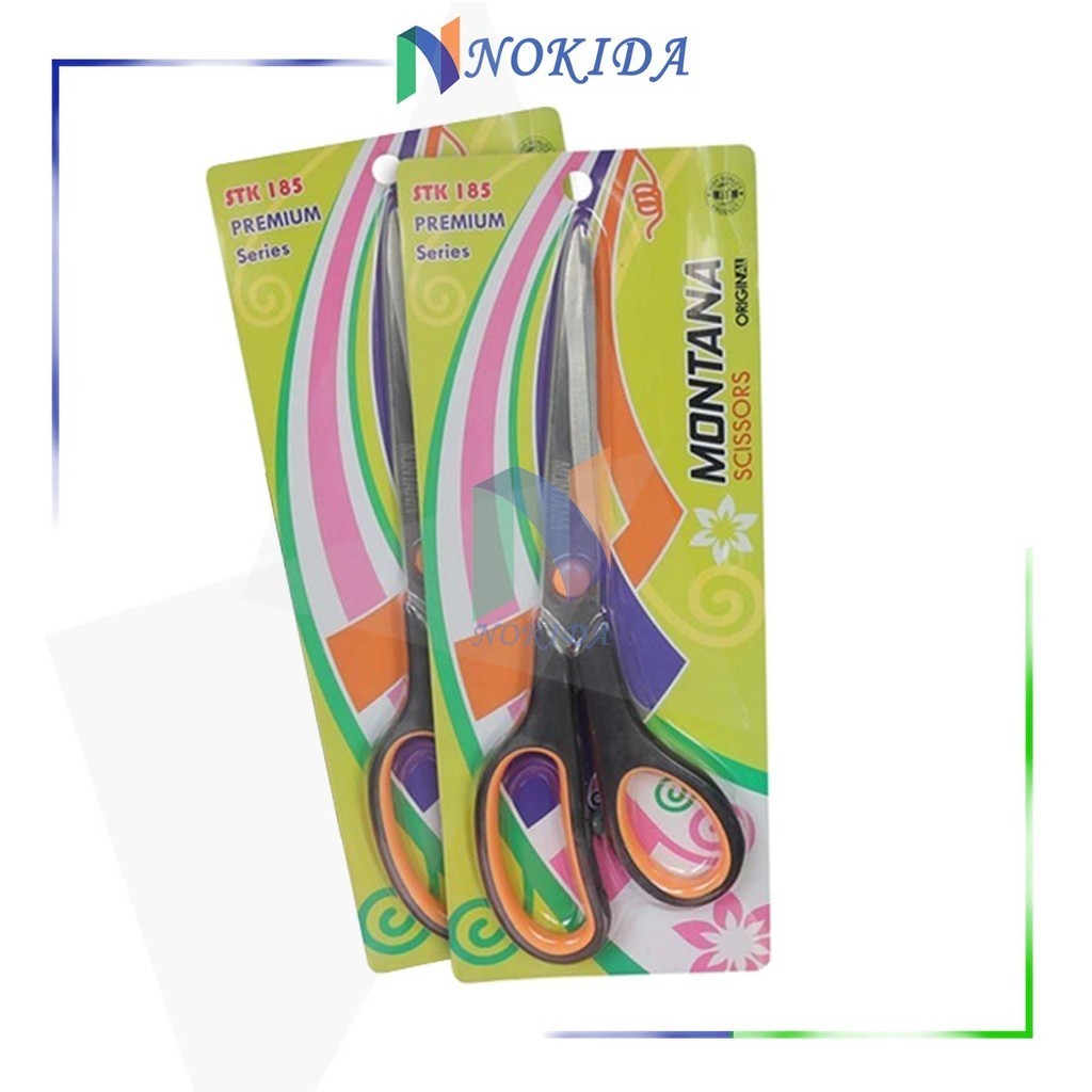 

Nokida Gunting Besar M2000 [SP-T185] / Gunting Super Tajam / Gunting Scissors Premium / Gunting Pemotong Kertas Plastik Kain / Gunting Jumbo / Cutter Pemotong Lakban / Alat Pemotong Rambut / Alat Perlalatan Dapur / Gunting Kardus Joyko / Gunting Dapur