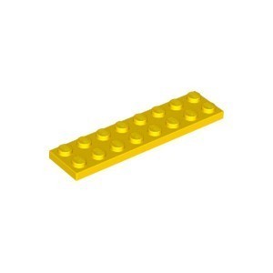 Lego Part 3034 Plate 2 x 8 Yellow