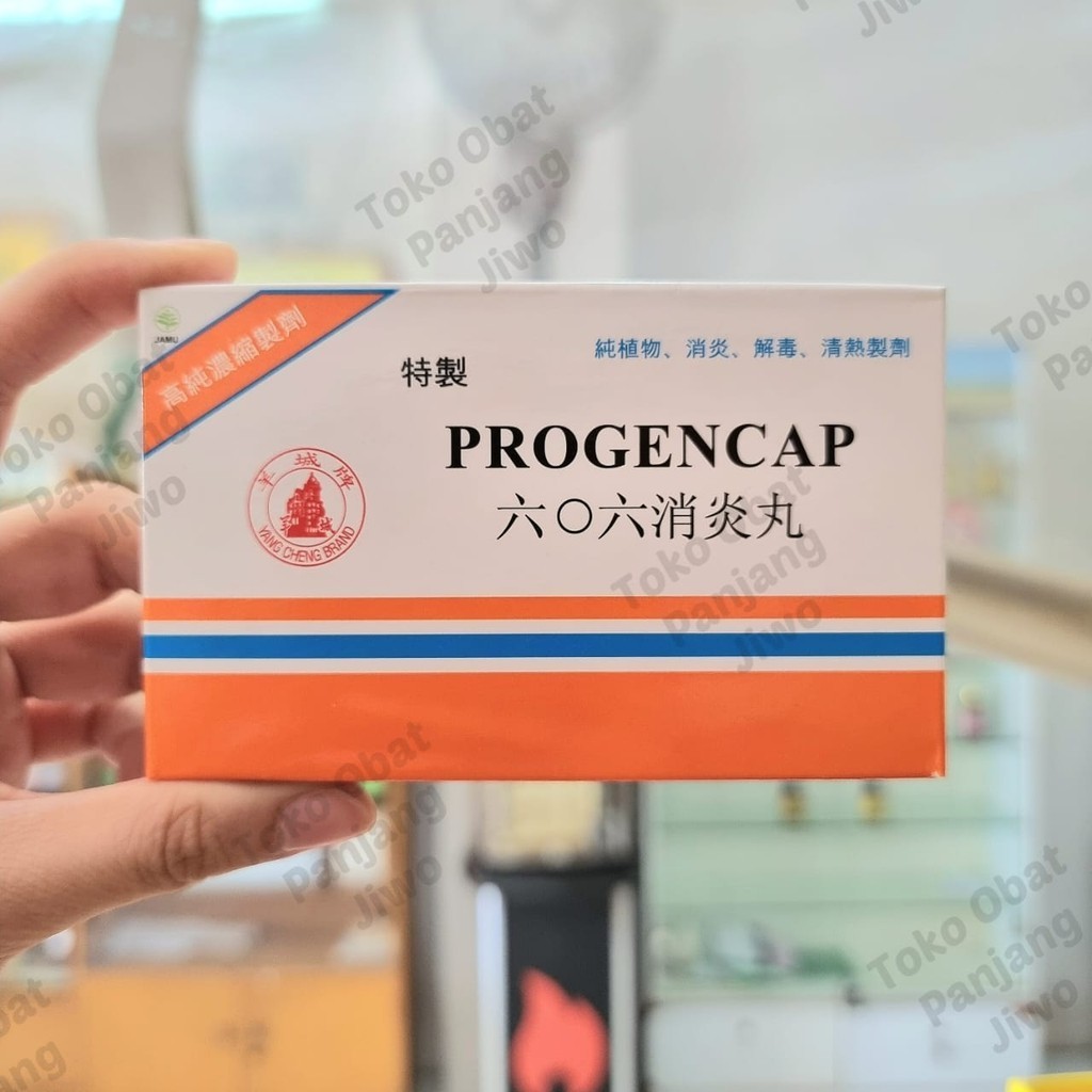 PROGENCAP 10 KAPSUL SPECIFIC XIAO YAN WAN OBAT DEMAM RADANG SIFILIS SIPILIS 606