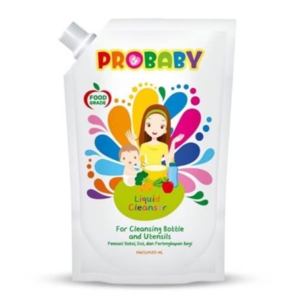 PROBABY Liquid Cleanser 450ml sabun cuci botol bayi Dot Bayi