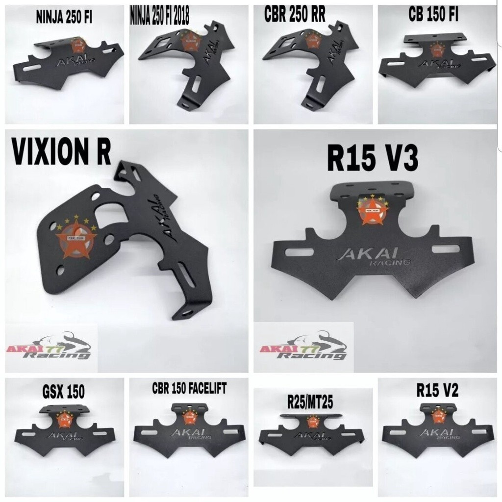 Bisa Cod - Tail tidy Dudukan Plat Nomor Spakbor Belakang Motor Model Batman Ninja Cbr 150 Cb 150 Gsx