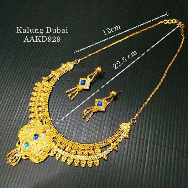 Kalung DUbai Anak dan Remaja / kalung set anting India simpel dan mewah