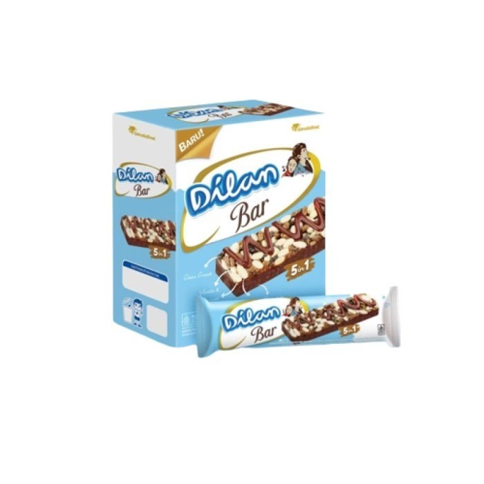 

Dilan Chocolate Bar 18g Isi 12pcs Cemilan Murah dan Enak
