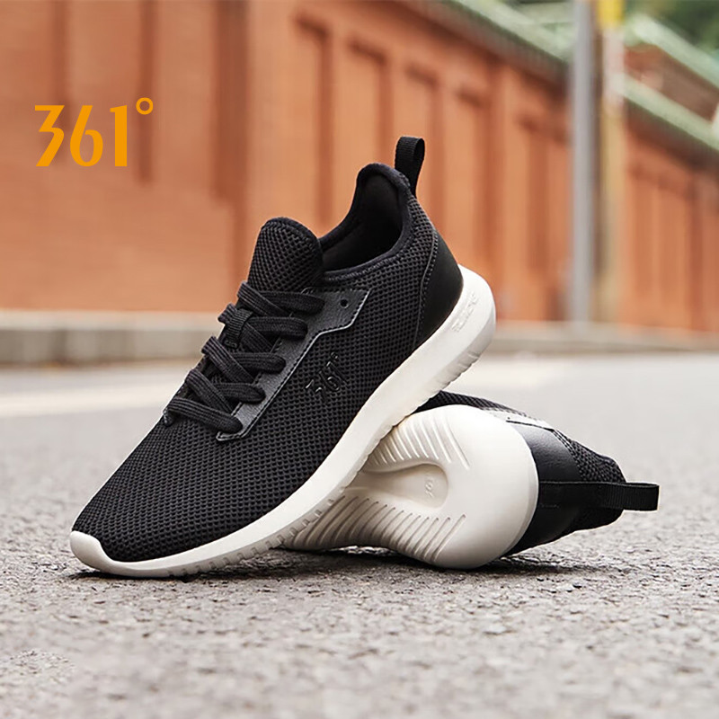 361 Degrees Casual Shoes Women Rebound Lightweight Cushioning Breathable Comfortable Antiskid Soft W