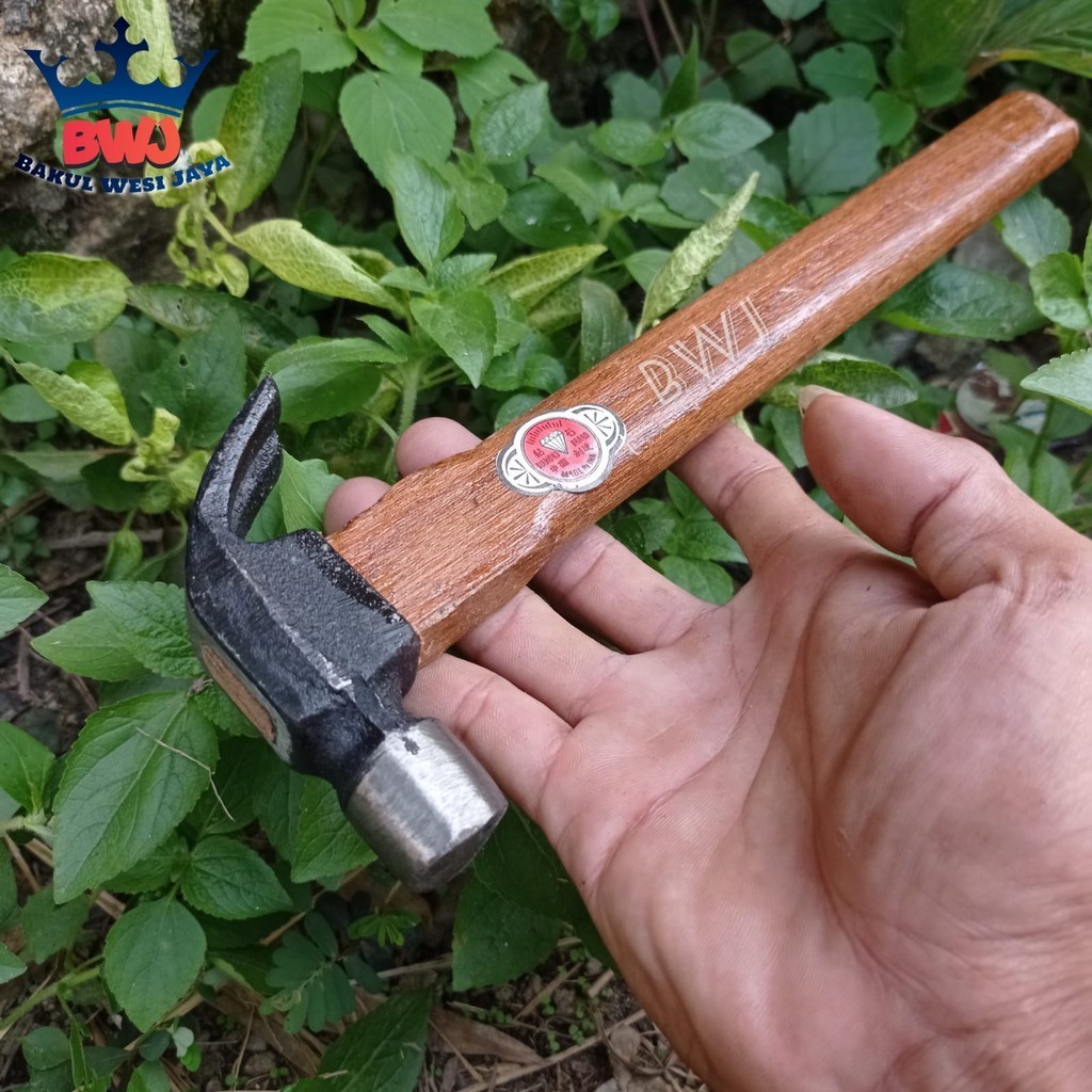 Palu Kambing Baja Cor Asli Gagang Kayu - Palu Pertukangan Multifungsi Serbaguna