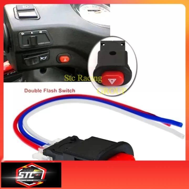 Saklar Lampu Hazard Tombol Lampu Hazard Tombol Saklar Lampu Sen Hazard Universal Buat Semua Motor