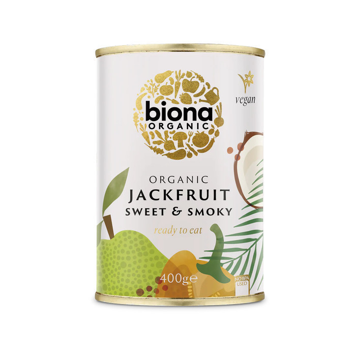

Sayuran Buah Nangka Kaleng Biona Organic Sweet & Smoky Jackfruit 400 g