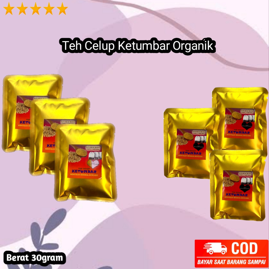 

Teh Celup Ketumbar Organik 100% Asli Tanpa Campuran 1 Bungkus isi 5 / A N