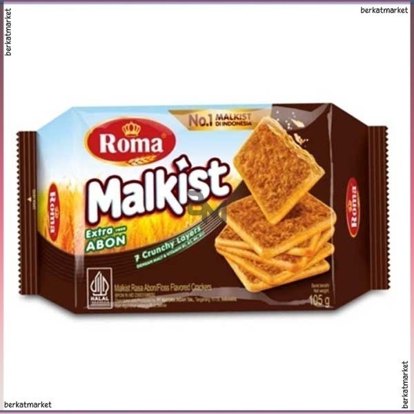 

ROMA MALKIST ABON CRACKERS 105 GR BISKUIT