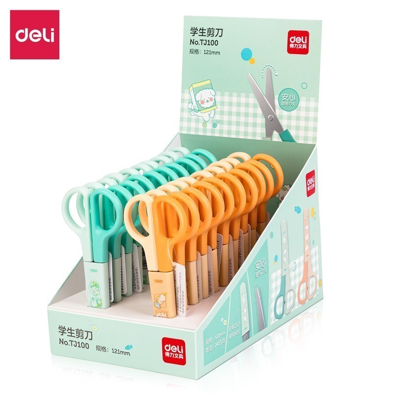 

Deli | Gunting Sekolah (School Scissors) 115 mm | TJ100
