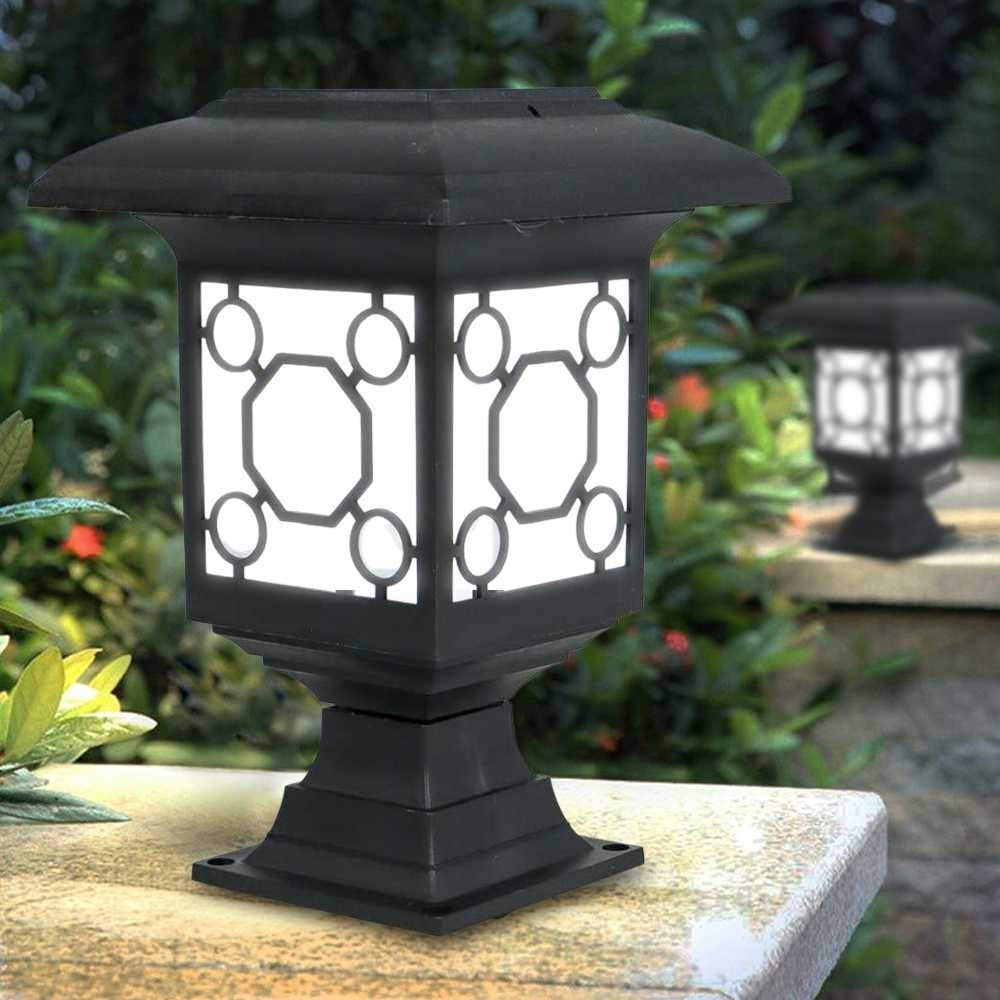 Lampu Taman Hias Garden Light Solar Power Waterproof Cool White - EM375 | Lamp Kebun Outdoor Anti Ai