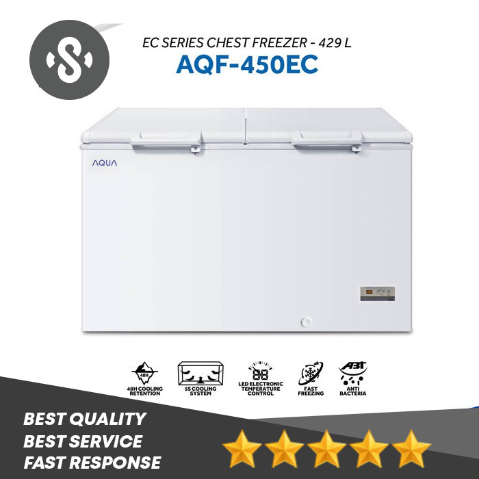 Aqua Freezer Box Chest Freezer AQF-450EC