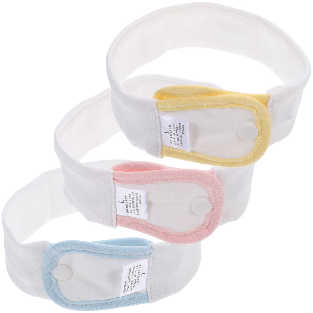 3pcs Baby Belly Umbilical Hernia Belt Newborn Belt Umbilical Cord Protector