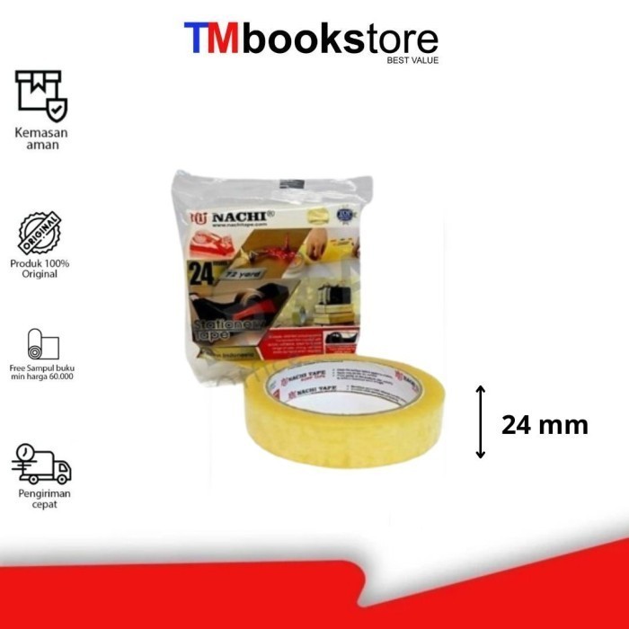 

ISOLASI 1X72 NACHI PAC TMBOOKSTORE