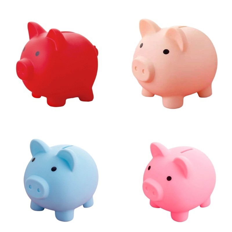 

K1MF Small Piggy Box Money Jar money Saving Box Easily Clean Suitable for Kids Teenage and Adult