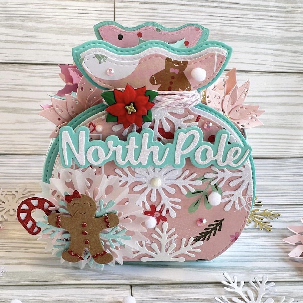 

KSCRAFT Santa Bags Metal Cutting Dies Stencils for DIY Scrapbooking Decorative Embossing DIY Paper Cards