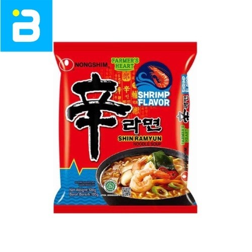 

Nongshim Shin Ramyun Shrimp Flavor 120G