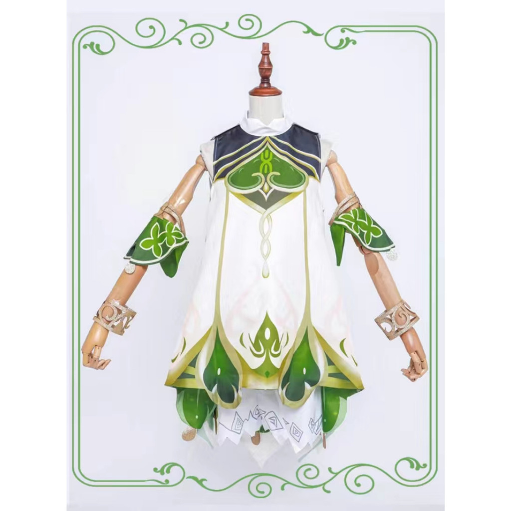 WAIFUKU - PO Nahida Genshin Impact Lonceng Printed Kostum Cosplay Costume Freebrand Unbrand No Brand