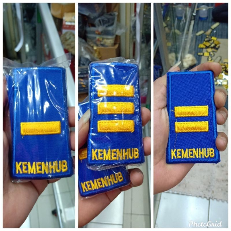 PANGKAT BORDIR KEMENHUB GOLONGAN 3/PANGKAT BORDIR KEMENHUB/ EVOLET KEMENHUB GOLONGAN 3/ PANGKAT/EVOL