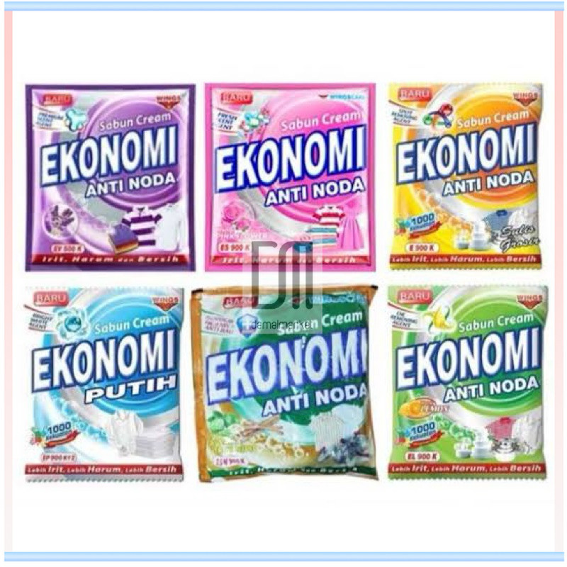 Sabun Ekonomi Detergent Cream Colek Krim Anti Noda Pembersih Serbaguna Pencuci Pakaian Piring Putih 