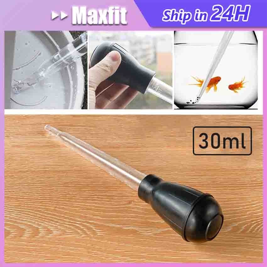 Pipet Besar Jumbo 30Ml Aquarium Ikan Cupang Vacuum Sedot Kotoran Hewan / Pipet Tetes Jumbo Feeding /