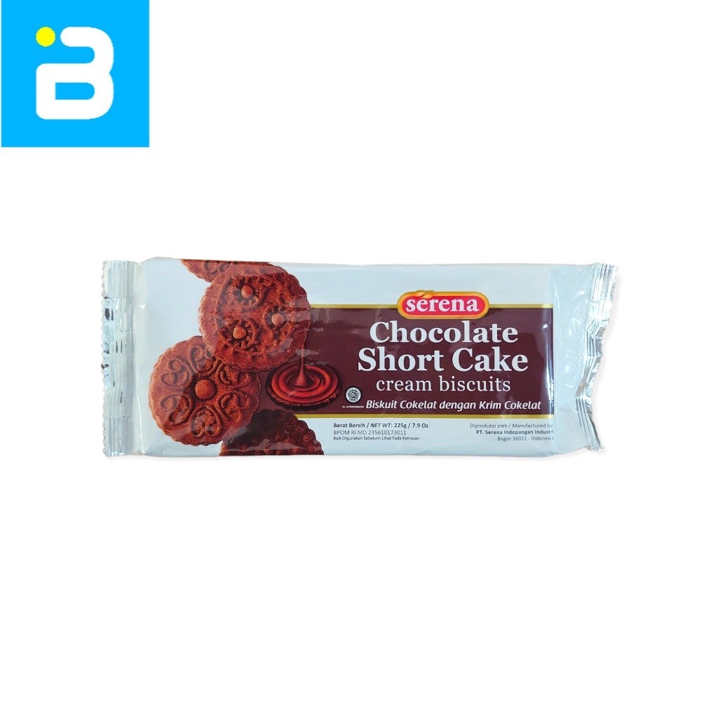 

Serena Chocolate Short Cake Cream Biscuits 225 G