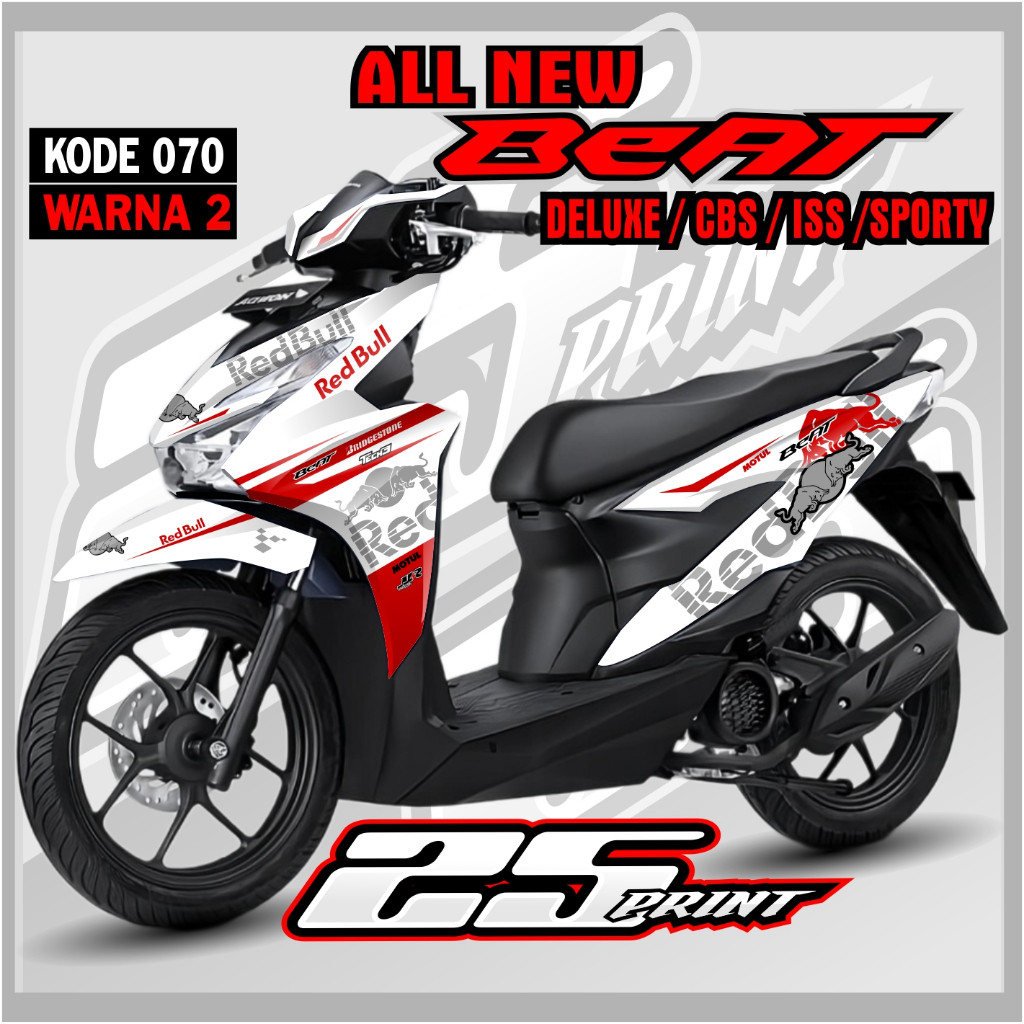 STICKER FULL BODY NEW BEAT DELUXE 2024 CBS SPORTY ISS KODE 070 TERBARU