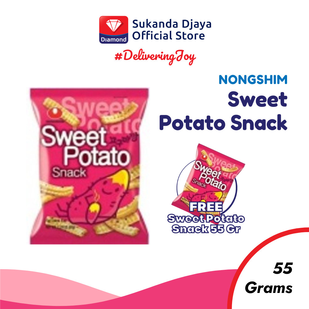 

Nongshim Sweet Potato Snack 55 Gr [Buy 1 Get 1]