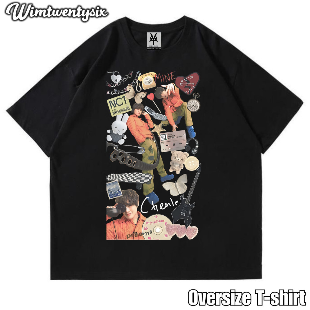 KAOS OVERSIZE | VINTAGE | T-SHIRT OVERSIZE | KAOS CHENLE NCT
