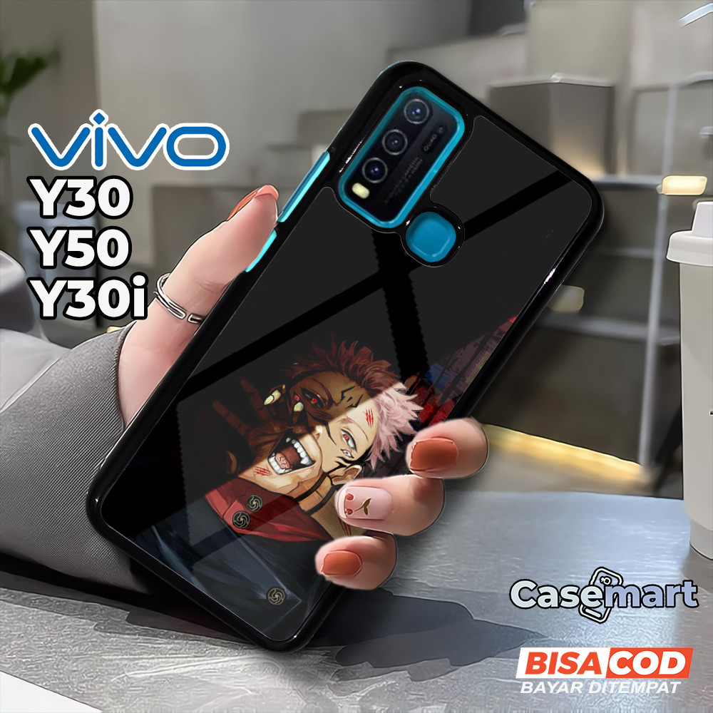 Case Vivo Y30 Y50 Y30i Casing Vivo Y30 Y50 Y30i Casemart [JJKD] Case Glossy Case Aesthetic Custom Ca