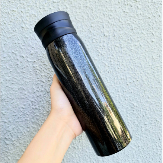 TUMBLER STAINLESS GLITTER 500ML BOTOL MINUM GLITTER BOTOL MINUM TAHAN PANAS DAN DINGIN