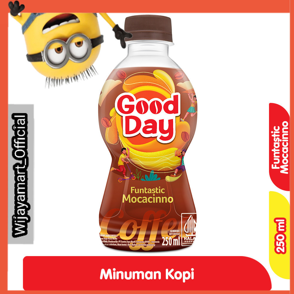 

Good Day Minuman Kopi Funtastic Mocacinno 250 ml