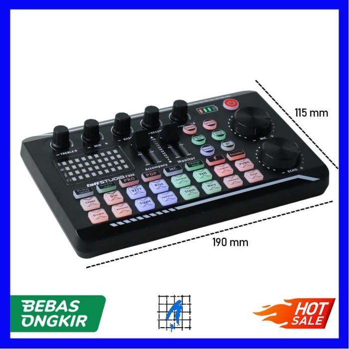 Audio Interface Mixer Sound Card Live Karaoke