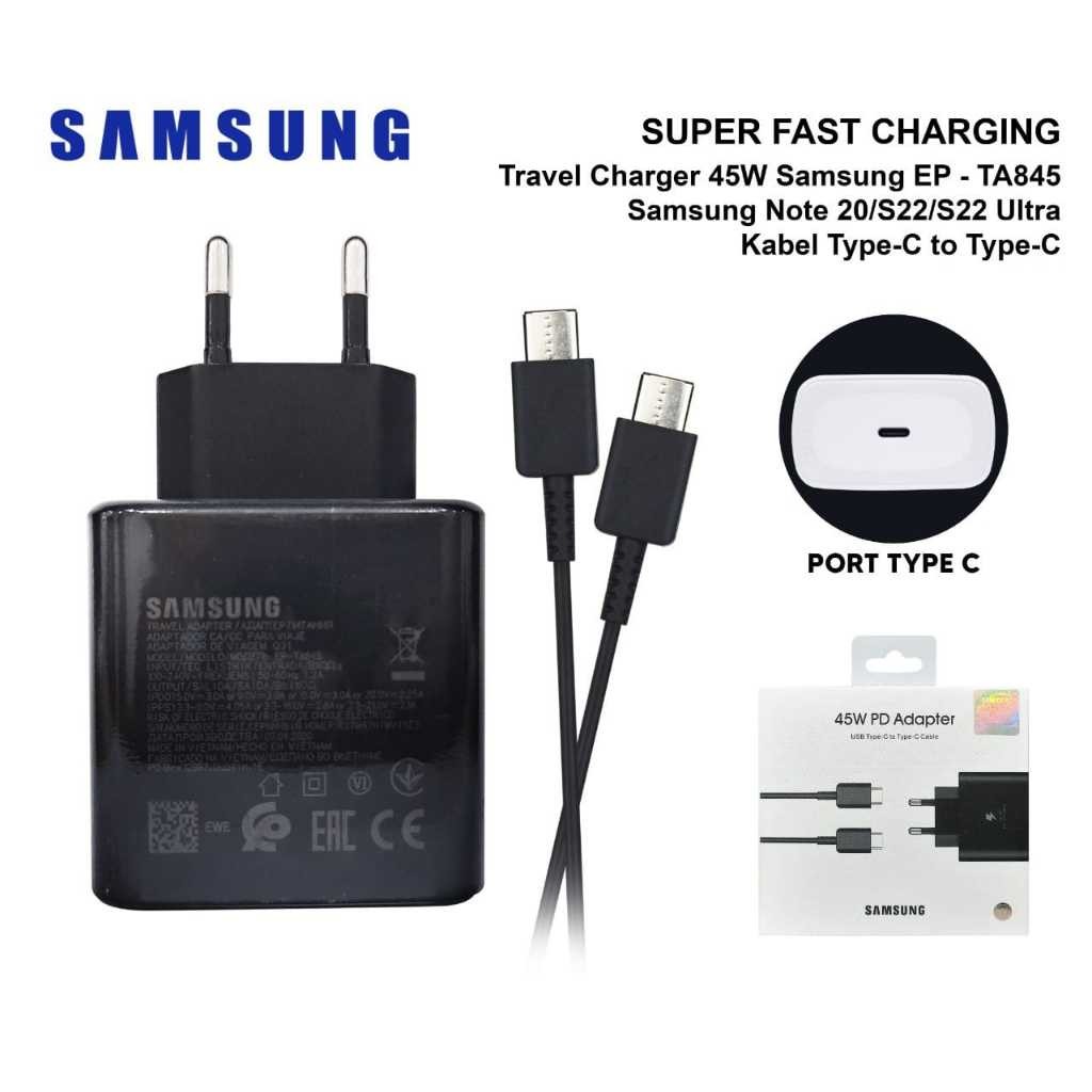 CHARGER TYPE-C SAMSUNG S22 / S22 ULTRA / EP-TA845