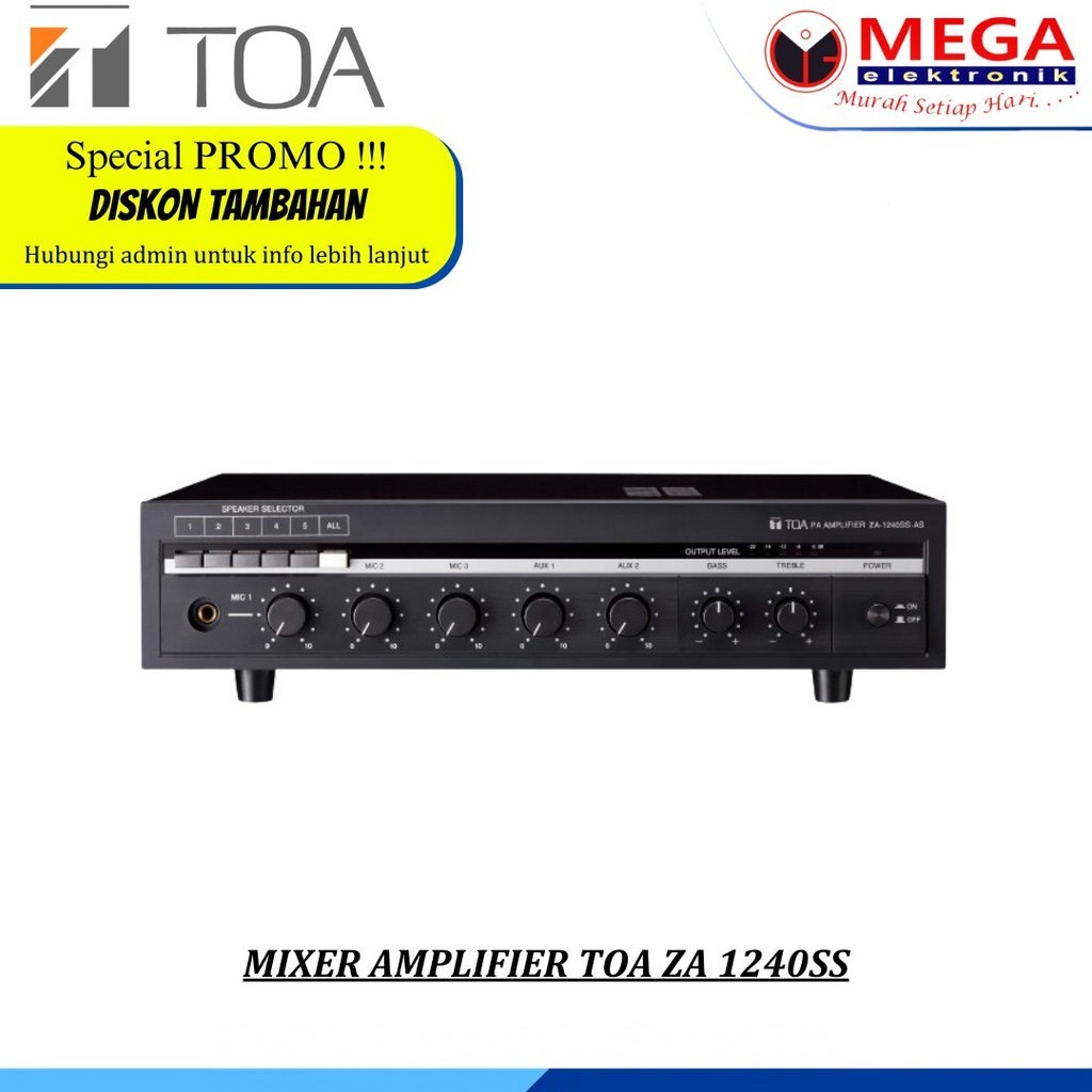 MIXER AMPLIFIER TOA ZA 1240SS
