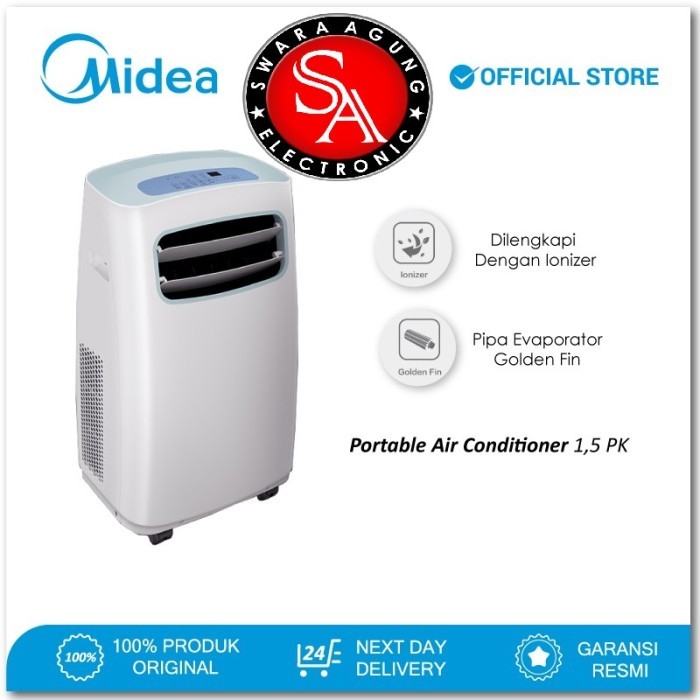 Ac Portable 1.5 PK Midea Type : MPF2-12CRN1 (Khusus Medan)