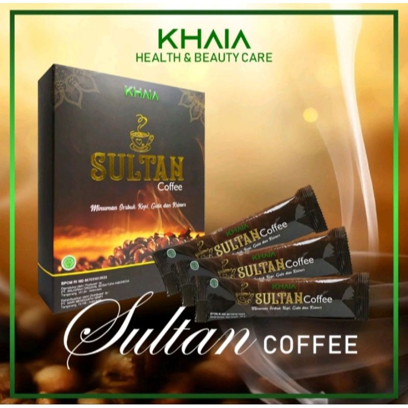 

KHAIA COFFE sultan kopi hitam bubuk minuman herbal 1 sachet by KHAIA OFFICIAL