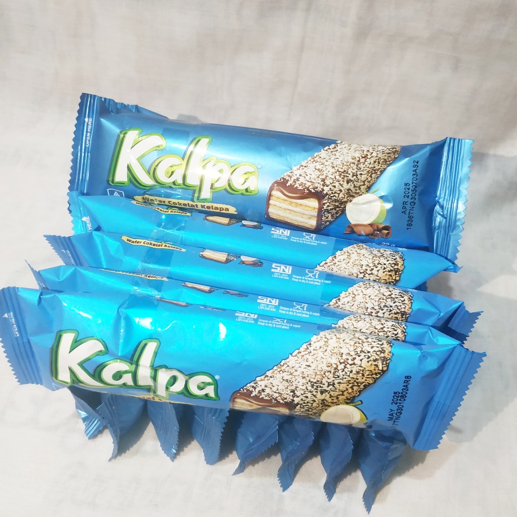 

MURAH - Paket Combo 4 Pcs Wafer Coklat Kelapa Nabati Kalpa