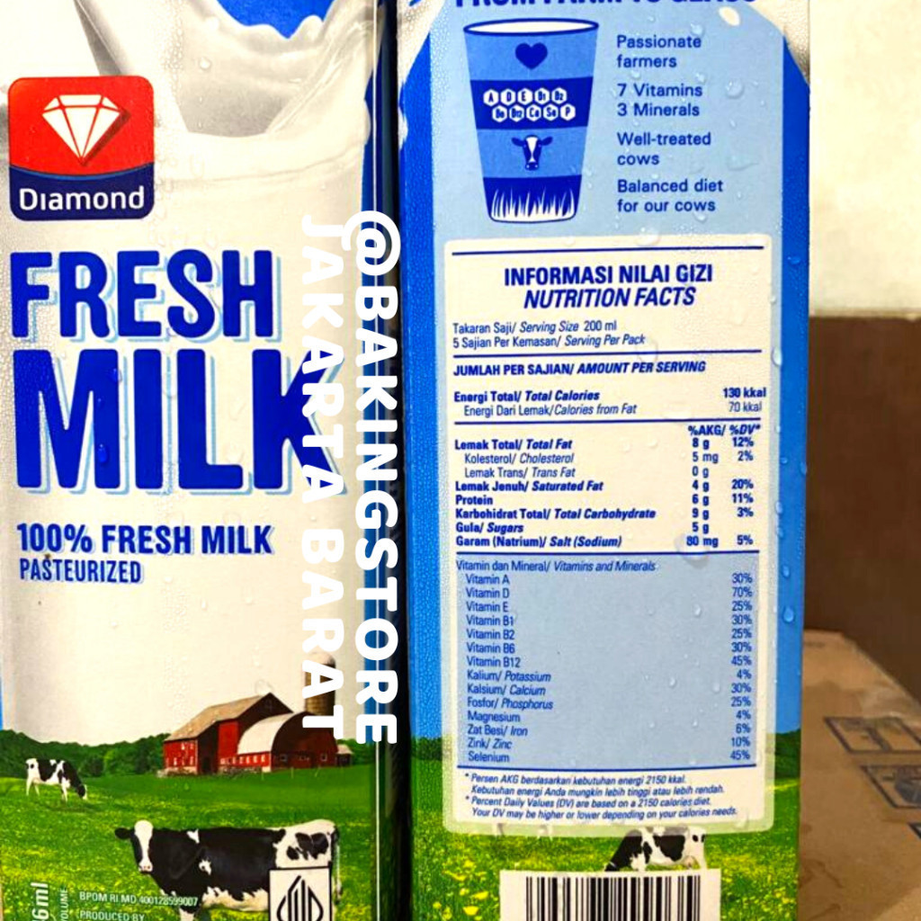 

Susu Segar Fresh Milk Diamond 946ml Susu Pasteurisasi