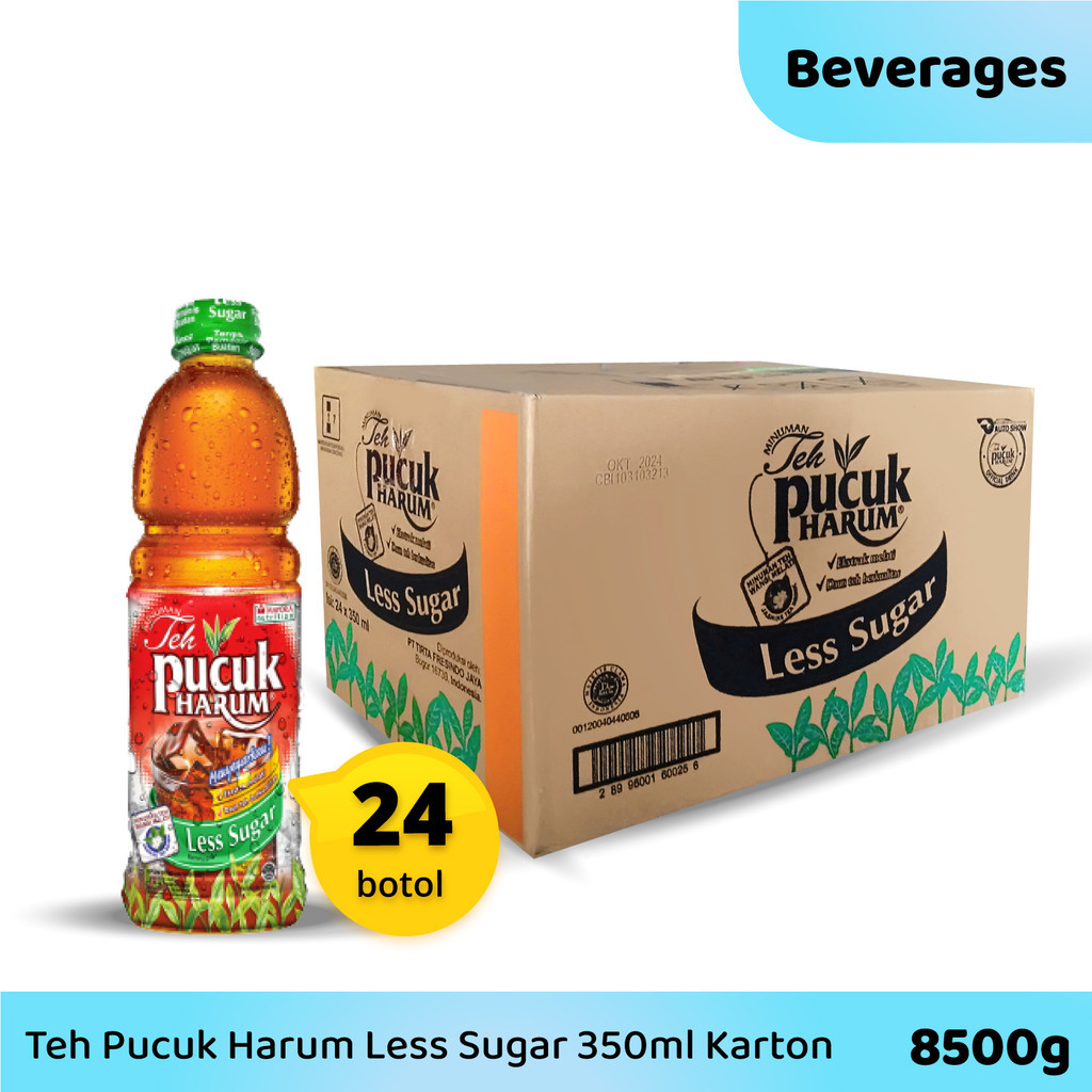 

TEH PUCUK Less Sugar 350 mL - Karton