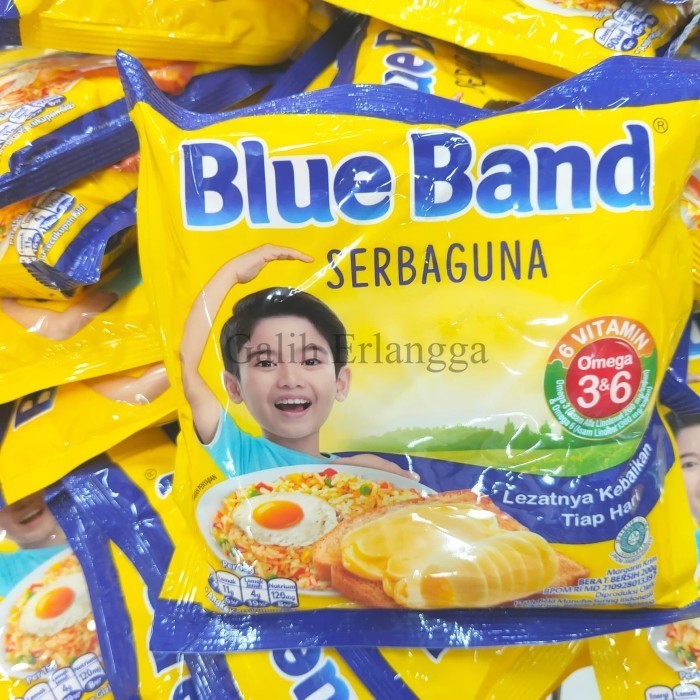 

lv NEW STOK KEMASAN BARU Margarine Mentega Blueband Serbaguna 200 gr